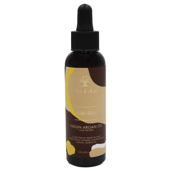 As I Am Pure Oils Virgin Argan Oil, 2 Oz.