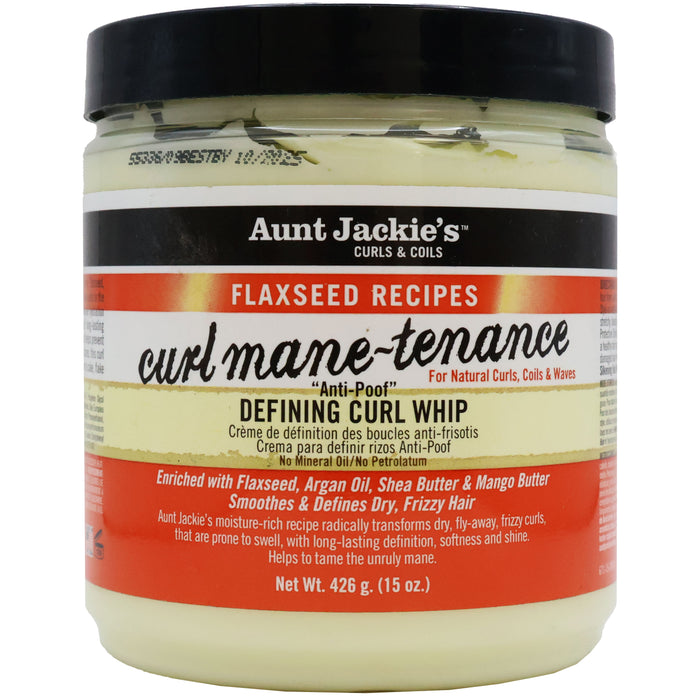 Aunt Jackies Curl Manetenance Defng Curl Whip, 15 Oz.