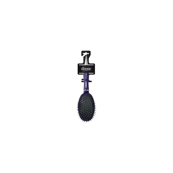 Annie Section Tip Rubberized Purple Oval Cushion Brush