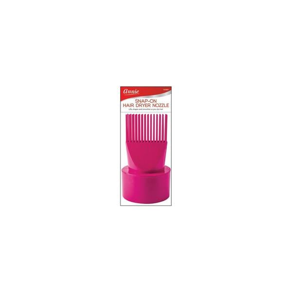 Annie Hair Dryer Snap On Nozzle Pink