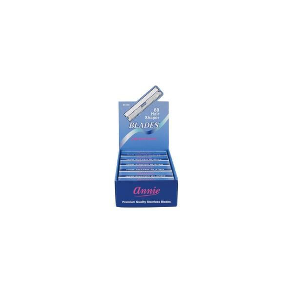 Annie Stainless Hair Shaper Blades, 5/PK