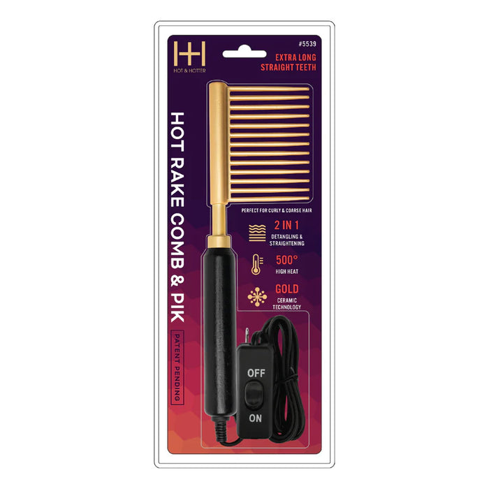 Hot Hotter Ceramic Hot Rake Comb