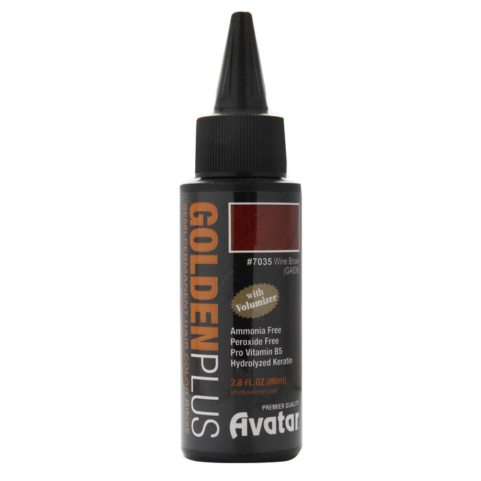 Avatar Classic Semi Permanent Hair Color Golden Plus Wine Brown, 2.8 Oz.