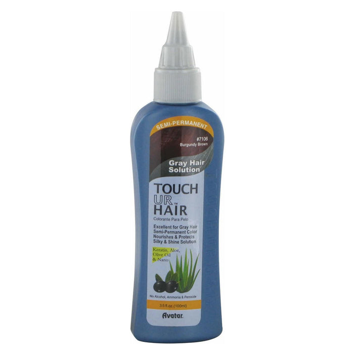 Avatar Touch UR Grey Hair Color Burgundy Brown, 3.5 Oz.