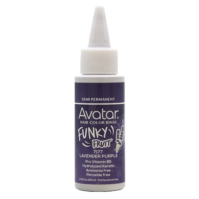 Avatar Funky Fruit Semi Permanent Hair Color Lavender Purple, 2.8 Oz.