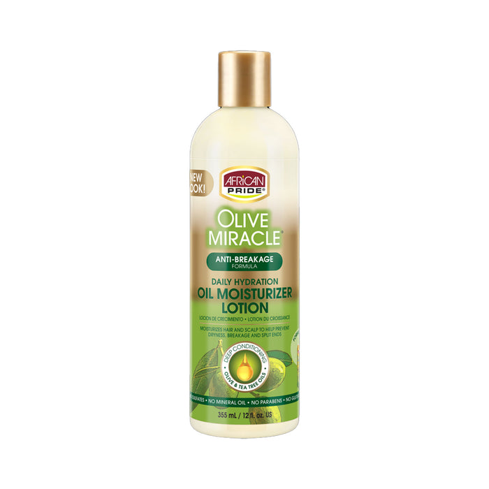 African Pride Olive Miracle Moisturizer Lotion, 12 Oz
