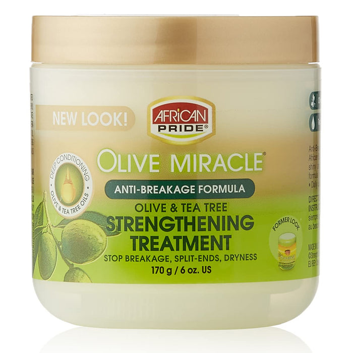 African Pride Olive Miracle Anti-Breakage Formula, 6 Oz.