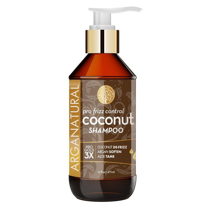 Arganatural Gold Pro Frizz Coconut Control Shampoo 16 Oz.