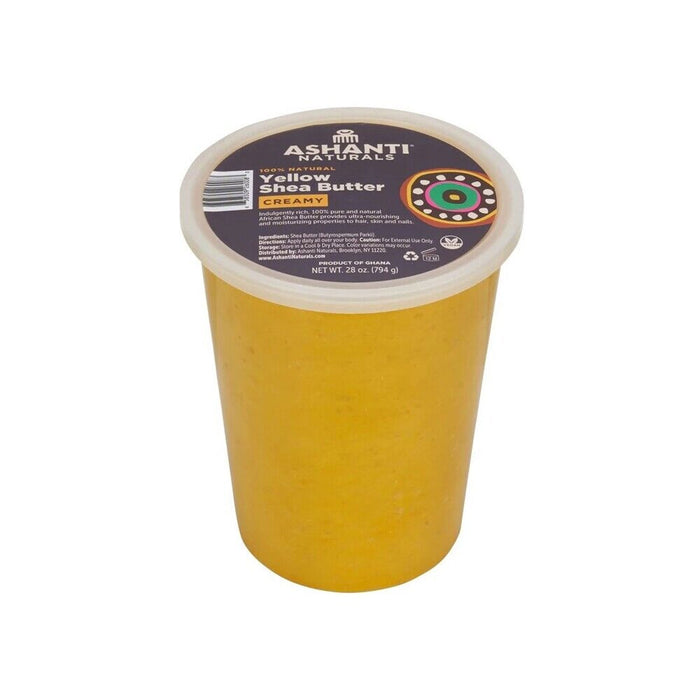 Ashanti Naturals Yellow Shea Butter Creamy 28 Oz.