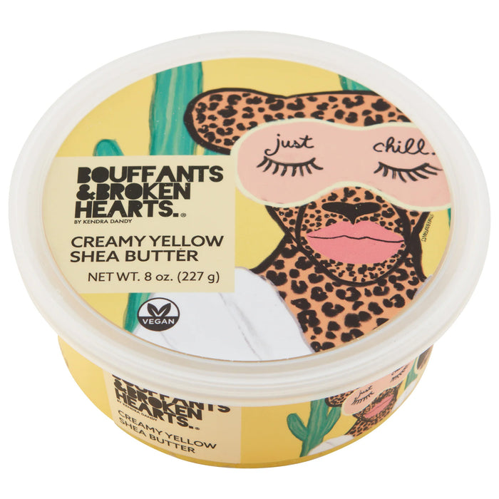 Ashanti Bouffants and Broken Hearts Creamy Yellow Shea Butter, 8 Oz