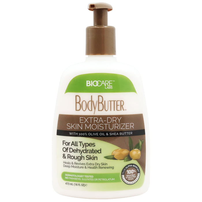 Biocare Body Butter Extra Dry Skin Moisturizer 16 Oz.