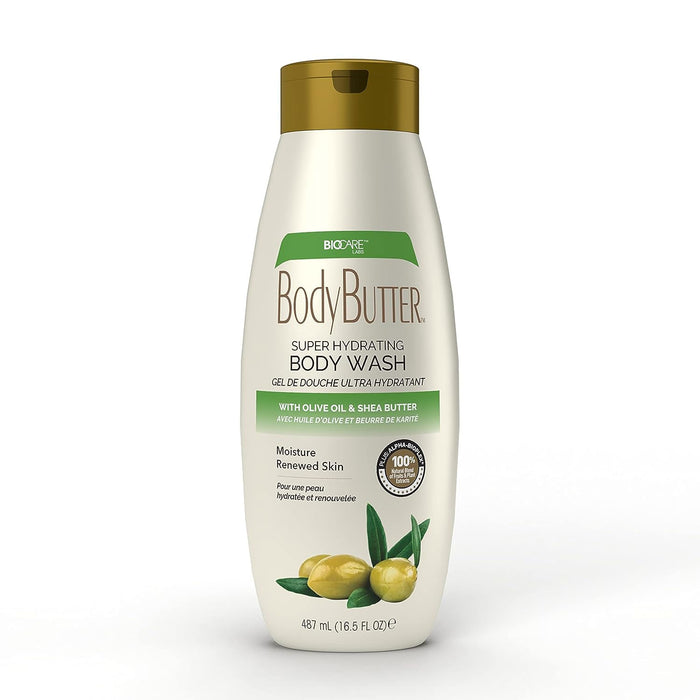 Biocare Super Hydrating Body Wash Olive Oil and Shea Butter, 16.5 Oz.