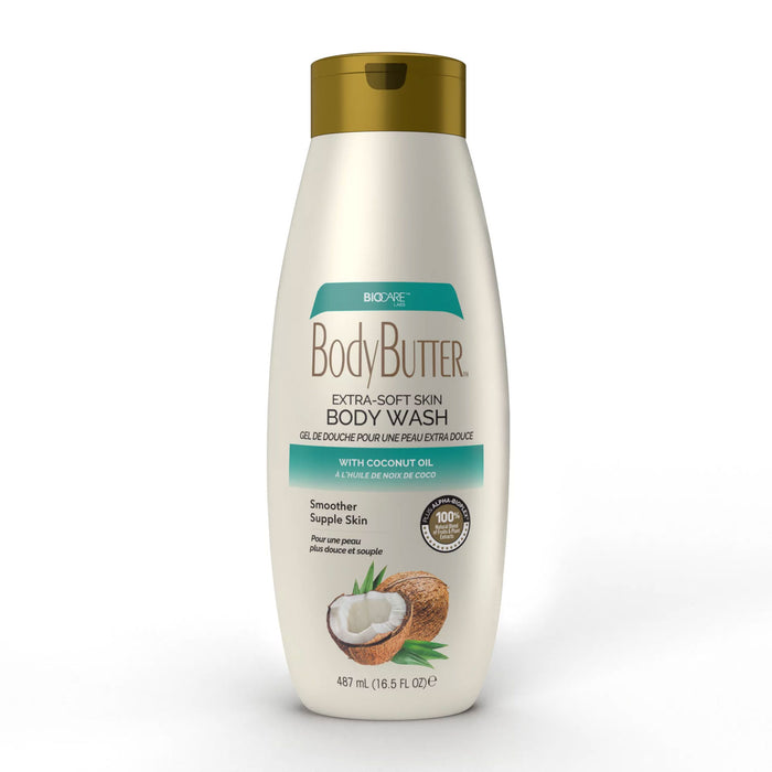 Biocare Extra Soft Skin Body Wash with Coconut Oil, 16.5 Oz.