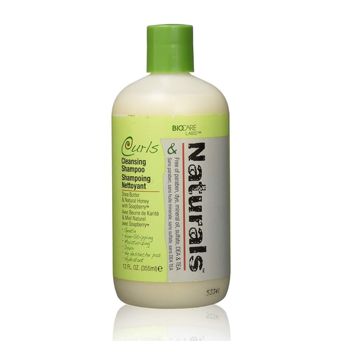 Biocare Labs Curls & Naturals Cleaning Shampoo, 12 Oz.