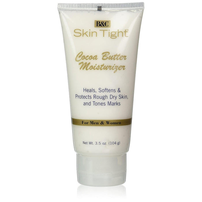 B C Skin Tight Moisturizer, Cocoa Butter, For Men Women 3.5 Oz