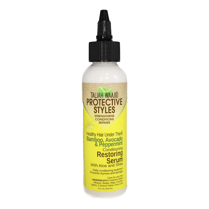 Taliah Waajid Healthy Hair Under There Bamboo, Avocado And Peppermint Conditioning and Restoring Serum, 4 Oz.
