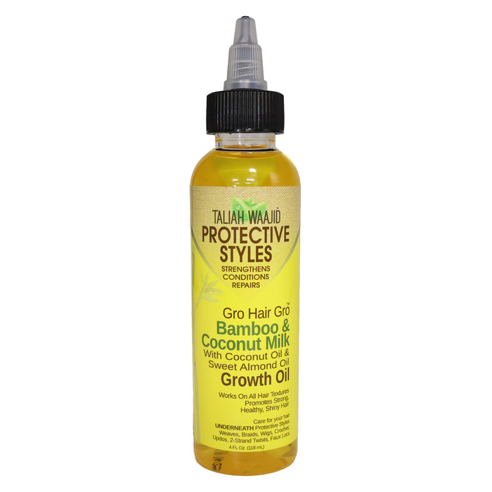 Taliah Waajid Gro Hair Gro Bamboo And Coconut Milk Growth Oil, 4 Oz.