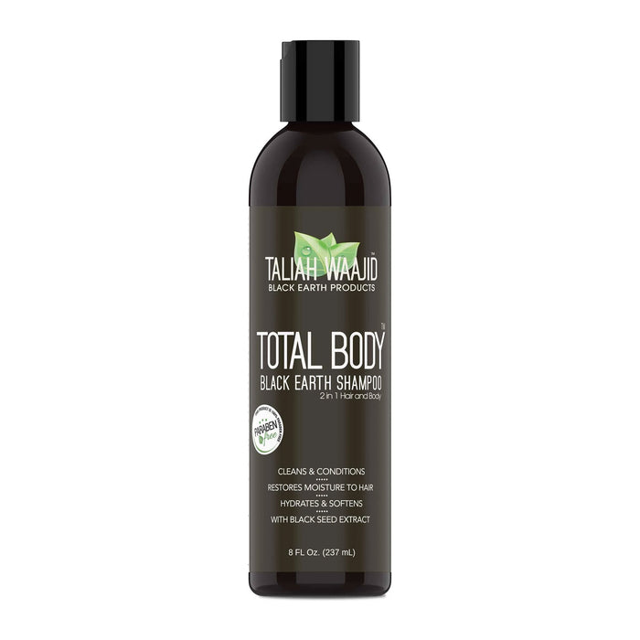 Taliah Waajid Total Body Black Earth Shampoo 8 Oz