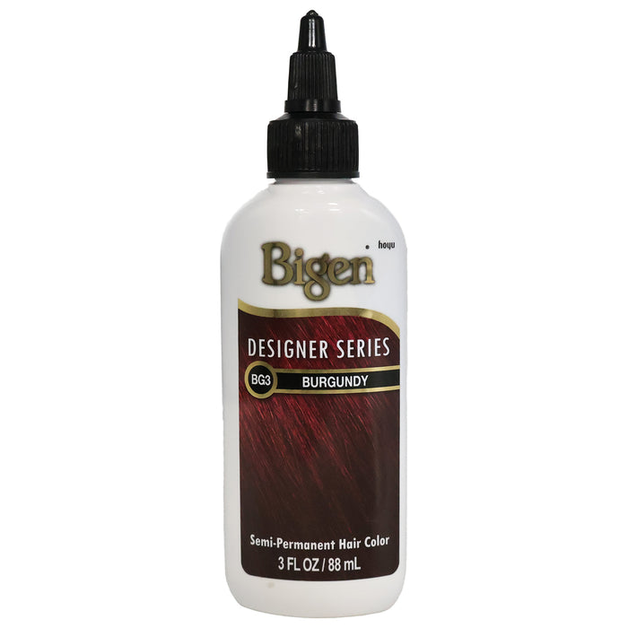 Bigen Semi Permanent Vivid Shades Hair Color BG3 Burgundy, 3 Oz.