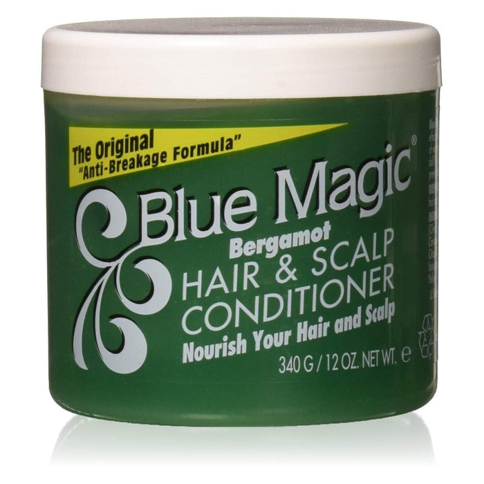 Blue Magic Bergamot Hair Scalp Conditioner, 12 Oz.