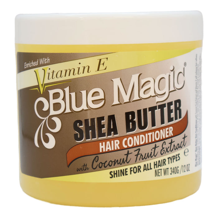 Blue Magic Shea Butter Hair Conditioner Enriched With Vitamin E, 12 Oz.