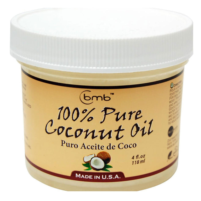 Bmb 100% Pure Coconut Oil For Hair And Skin, 8 Oz.