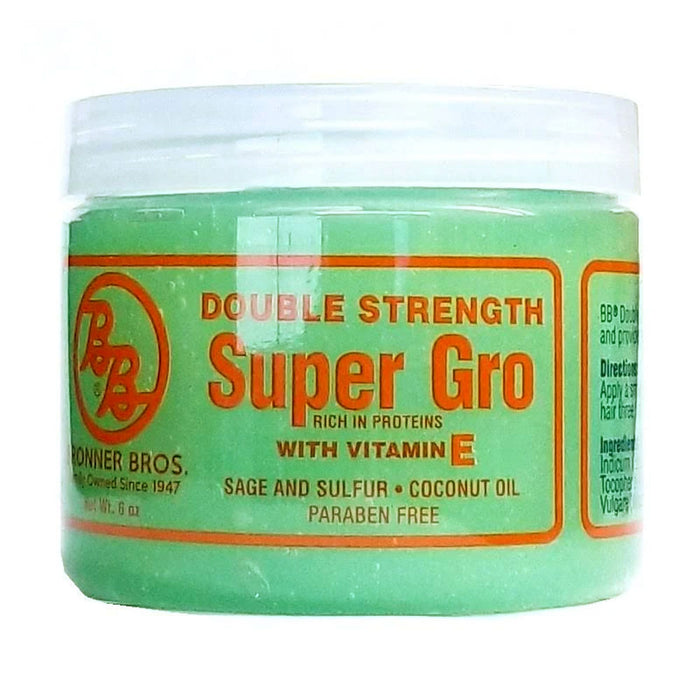 Bronner Brothers Super Gro Double Strength Regular, 6 Oz.