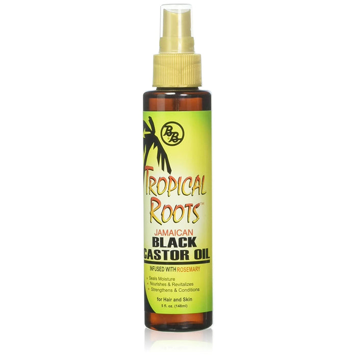 Bronner Brothers Tropical Roots Black Castor Oil 5 Oz