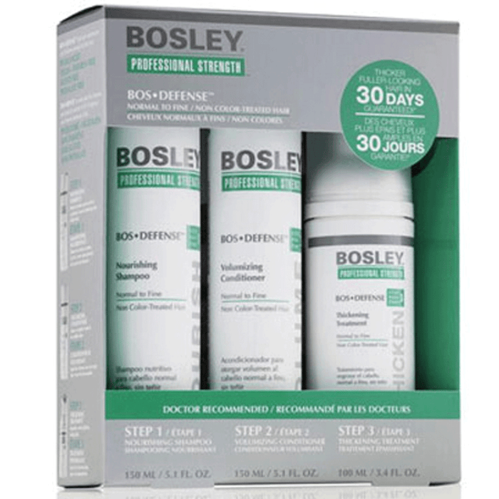 BOSLEY Defense Green Starter Pack For Non Color Treated Hair
