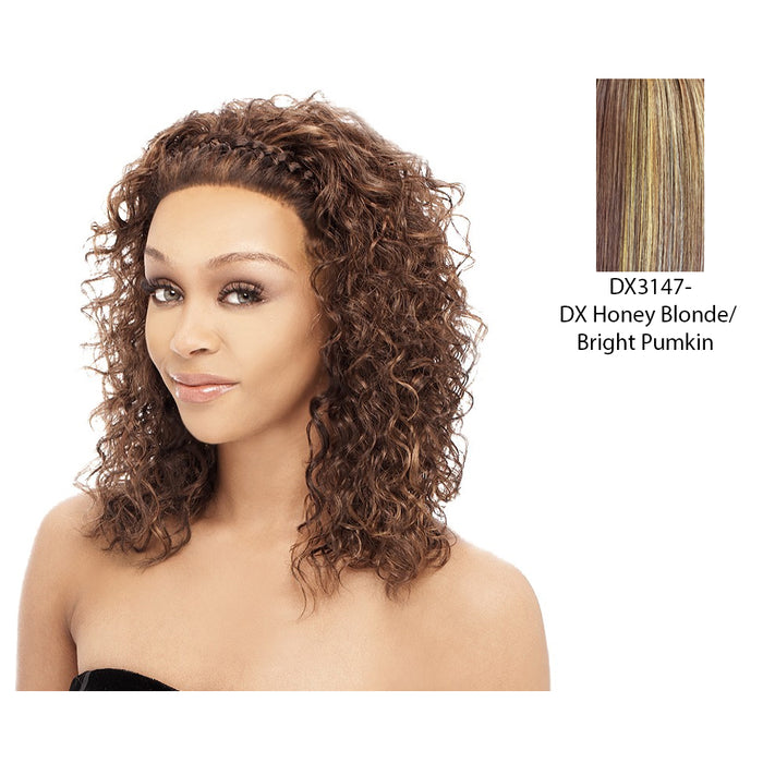 Synthetic Lace Front Wig,Two Tone Frost Blend Of Strawberry Blonde And Bright Pumpkin Layer Over Gold Light Auburn Bottom