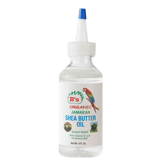 B's Organic Jamaican Shea Butter Oil 4 Oz