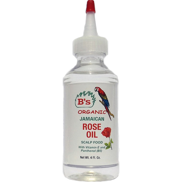 B's Organic Jamaican Rose Oil 4 Oz