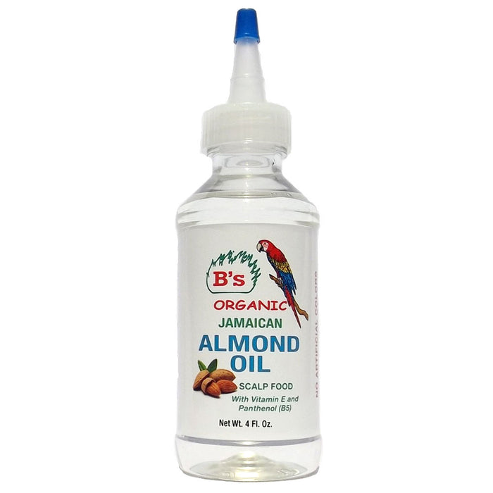 B's Organic Jamaican Almond Oil 4 Oz