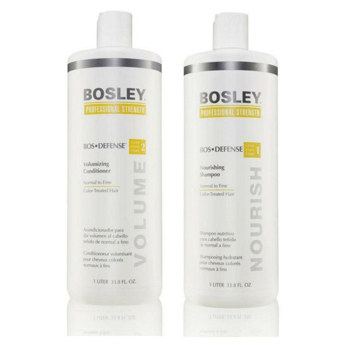 BOSLEY Defense Yellow Color Liter Shampoo, Conditioner