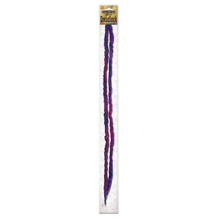 Beauty Town Natural 100% Wool Dreadlock DIY Braiding Boutique, Purple Mix