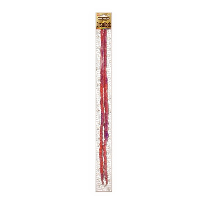 Beauty Town Natural 100% Wool Dreadlock DIY Braiding Boutique, Purple Pink Mix