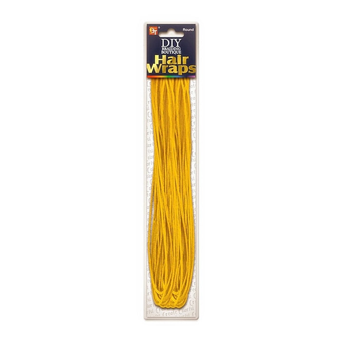 Beauty Town DIY Braiding Boutique 2MM Round Hair Wraps, Gold