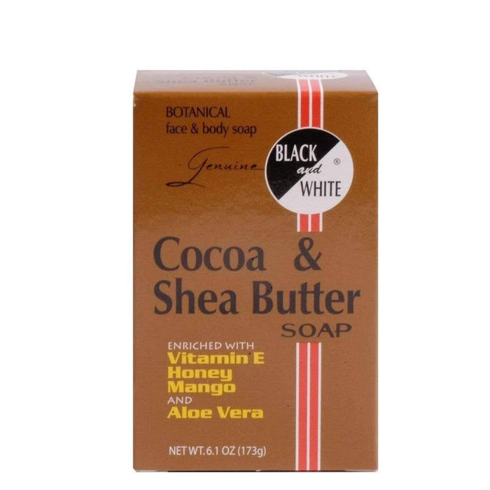 Black And White Cocoa & Shea Butter Soap 6.1 Oz.