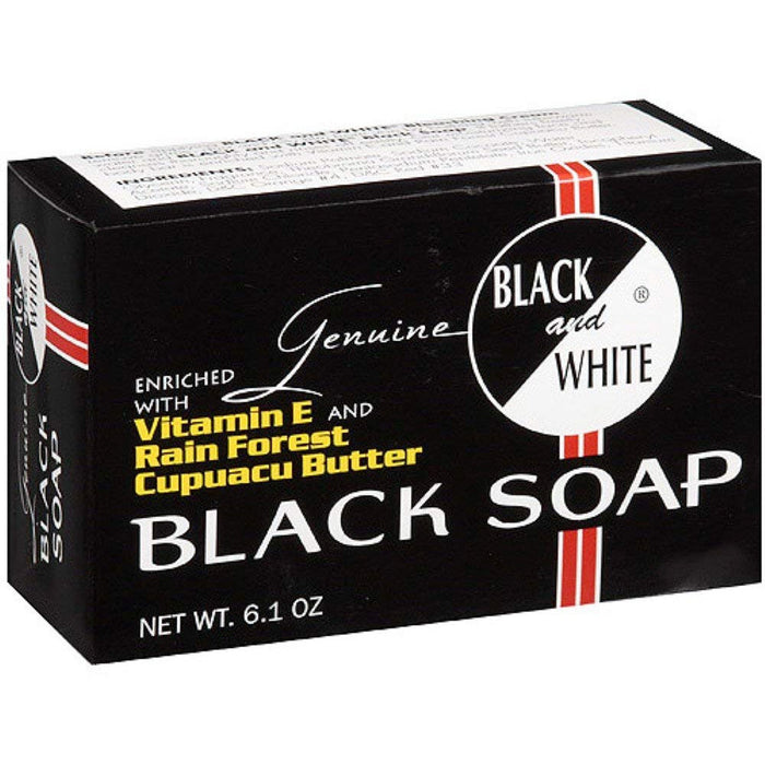 Black And White Black Soap, 6.1 Oz.