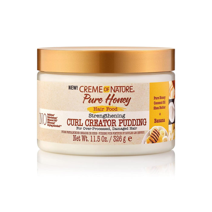 Creme of Nature Pure Honey Hair Food Curl Pudding 11.5 Oz