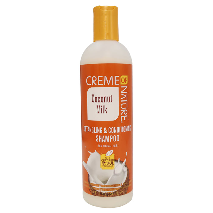 Creme Of Nature Coconut Milk Detangling and Conditioning Shampoo, 12 Oz.