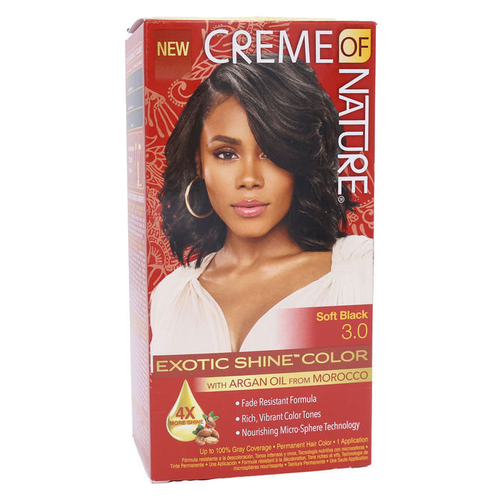 Creme Of Nature Gel Hair Color Soft Black