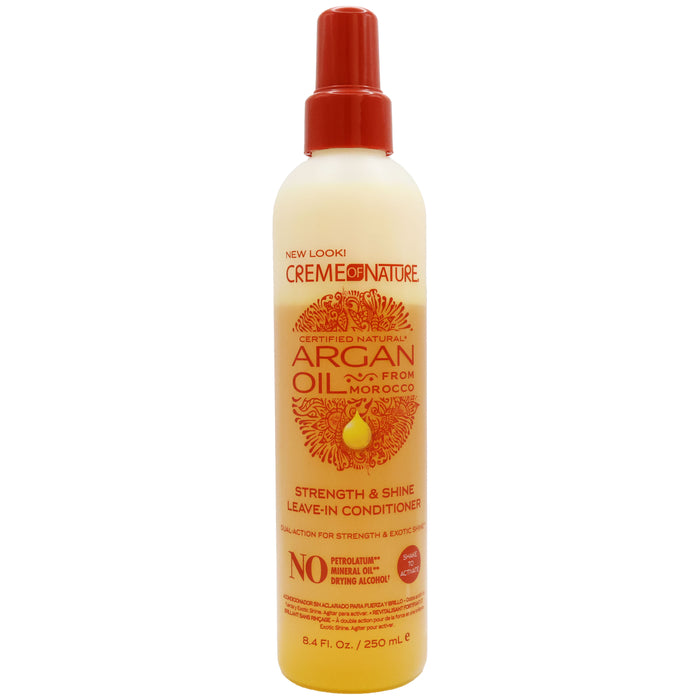 Creme Of Nature Argan Oil Strengthshine Leave In Conditioner, 8.4 Oz.