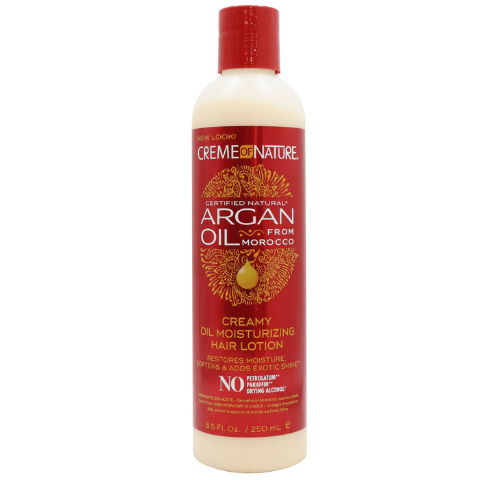 Creme Of Nature Argan Oil Creamy Oil Moisturizing Hair Lotion, 8.45 Oz.