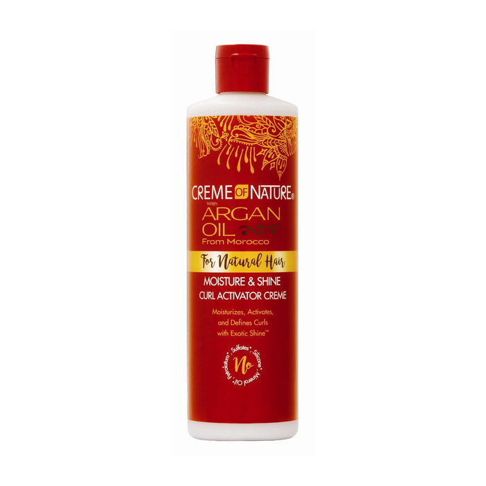 Creme Of Nature Argan Oil Moistureshine Curl Activator Cream, 12 Oz.