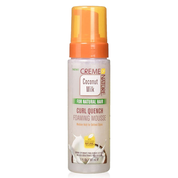 Creme Of Nature Coconut Milk Curl Quench Foaming Mousse,7 Oz.