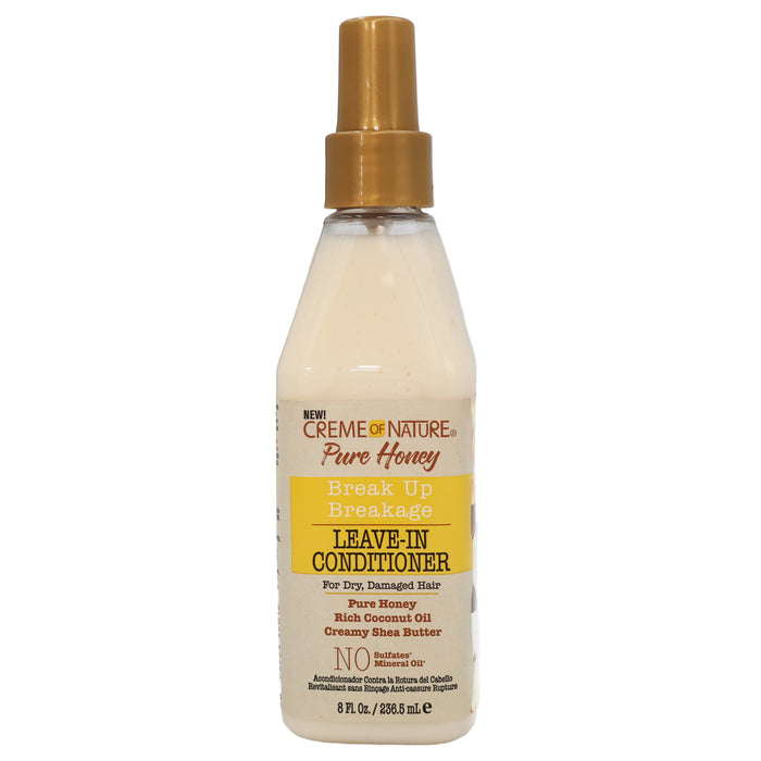 Creme Of Nature Pure Honey Leave In Conditioner, 8 Oz.
