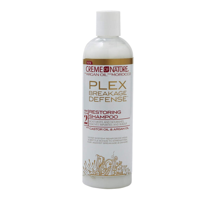 Creme of Nature Plex Step 2 Breakage Defense Restoring Shampoo, 12 Oz.