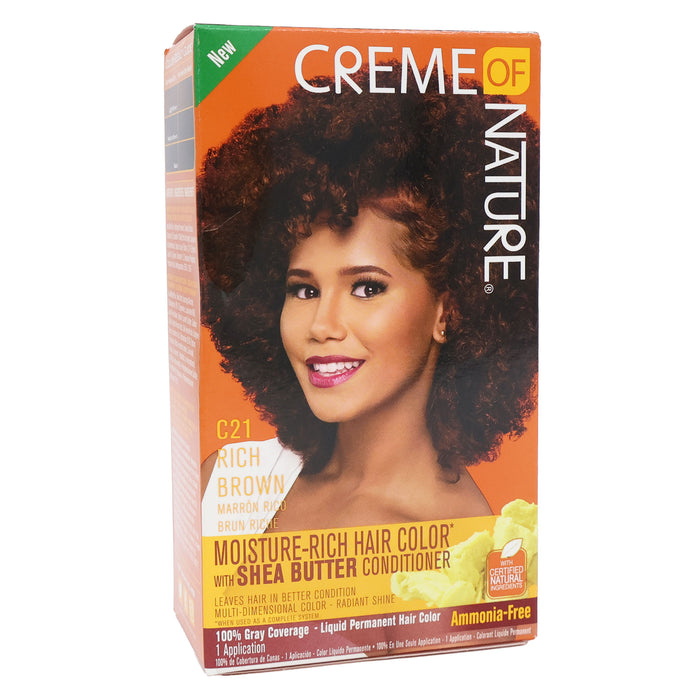 Creme Of Nature Moisture Rich Hair Color C21 Rich Brown