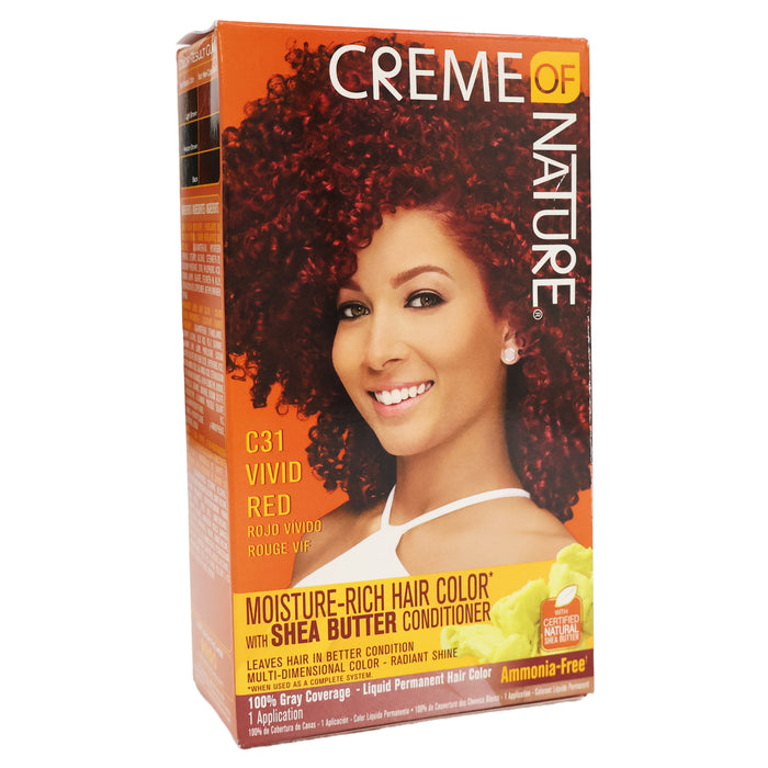 Creme Of Nature Liquid Hair Color Kit Vivid Red